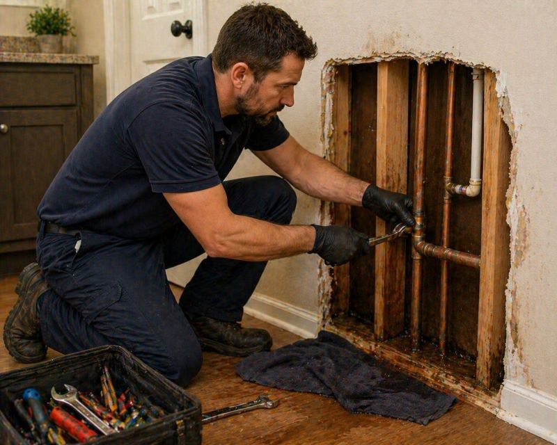 Wall Leak Repair
