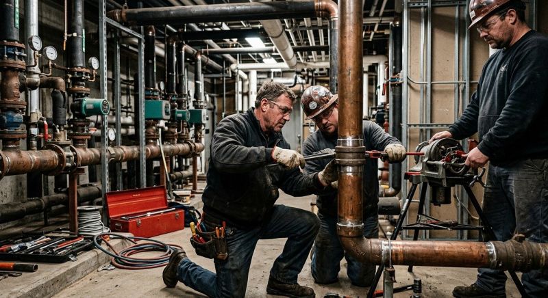 Industrial Plumbing Repair in Denver, CO